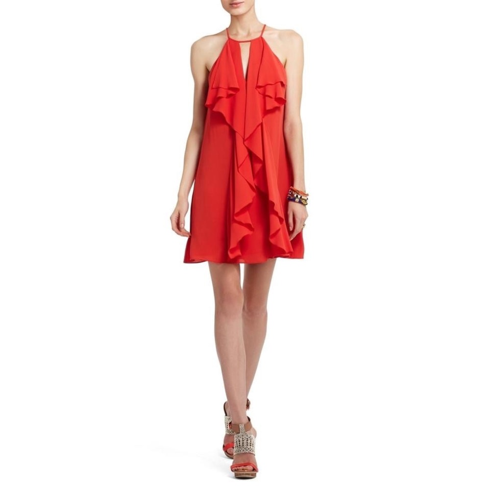 BCBGMAXAZRIA Hattie Night Out Dress | Red Berry | Size: Small | Holiday